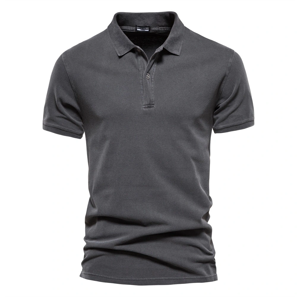 West Louis™ Camicia Polo in Cotone 100% Manica Corta Casual Chic Estivo Stile Elegante Relaxed Italiano
