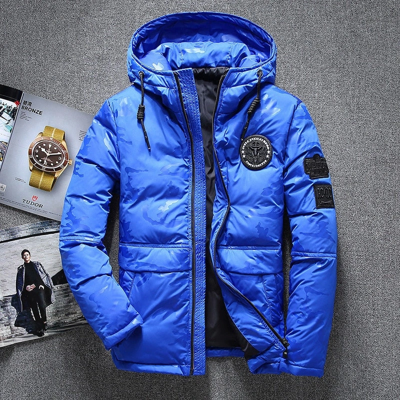 West Louis: Il Parka Antartico 20 Gradi, Piumino Bianco, Elegante e Caldo, per un Inverno Senza Paura.